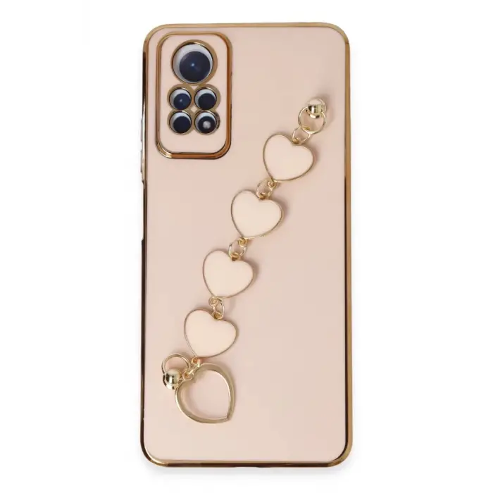 Newface Xiaomi Redmi Note 12 Pro 4G Kılıf Esila Silikon - Pudra