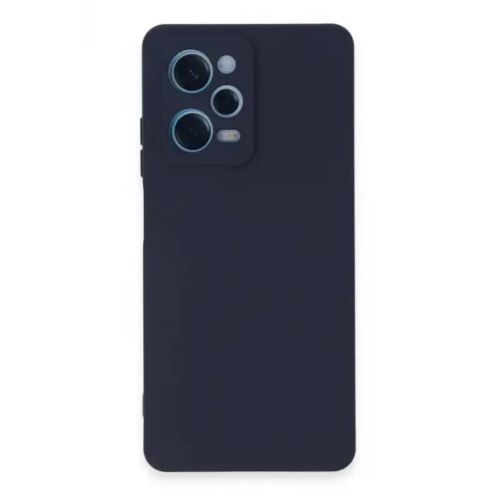 Newface Xiaomi Redmi Note 12 Pro 5G Kılıf Nano içi Kadife Silikon - Lacivert