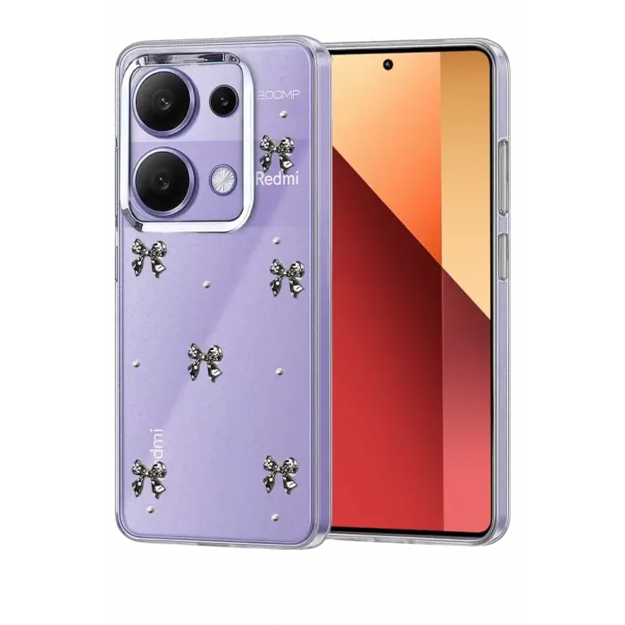 Newface Xiaomi Redmi Note 13 Pro 4G Fiyonk Desenli Kapak - Desen 5