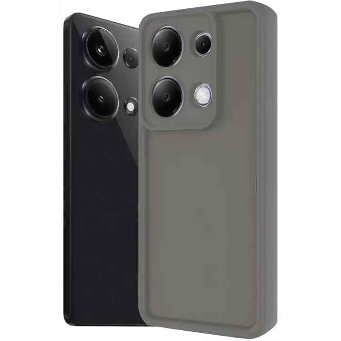 Newface Xiaomi Redmi Note 13 Pro 4G Kılıf Viera Silikon - Gri