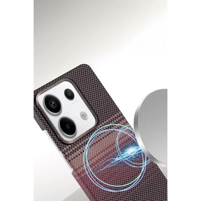 Newface Xiaomi Redmi Note 13 Pro 4G Vega Magsafe Kapak - Çöl Titanyum