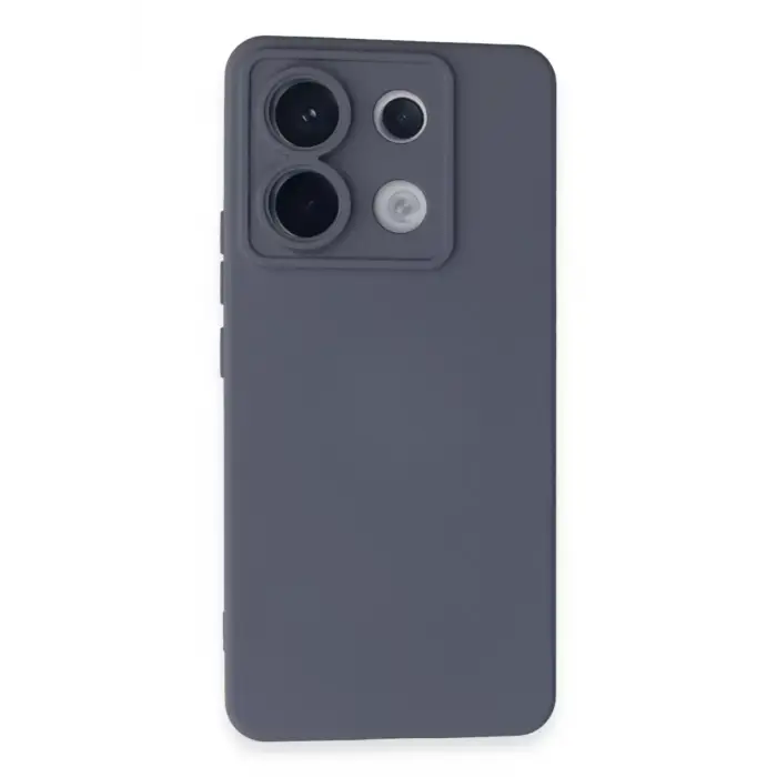Newface Xiaomi Redmi Note 13 Pro 5G Kılıf Nano içi Kadife Silikon - Gri