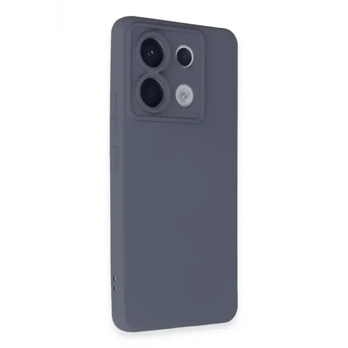 Newface Xiaomi Redmi Note 13 Pro 5G Kılıf Nano içi Kadife Silikon - Gri
