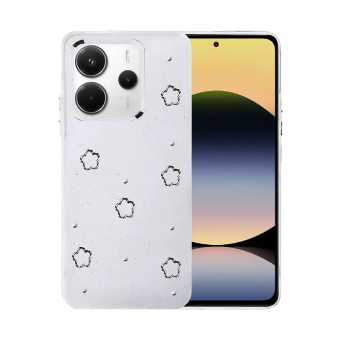 Newface Xiaomi Redmi Note 14 4G Fiyonk Desenli Kapak - Desen 2