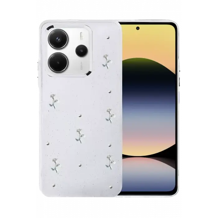 Newface Xiaomi Redmi Note 14 4G Fiyonk Desenli Kapak - Desen 4