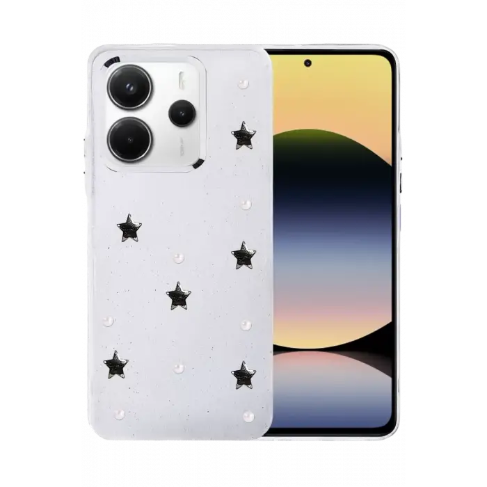 Newface Xiaomi Redmi Note 14 4G Fiyonk Desenli Kapak - Desen 7