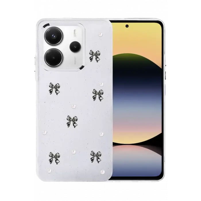 Newface Xiaomi Redmi Note 14 4G Fiyonk Desenli Kapak - Desen 8