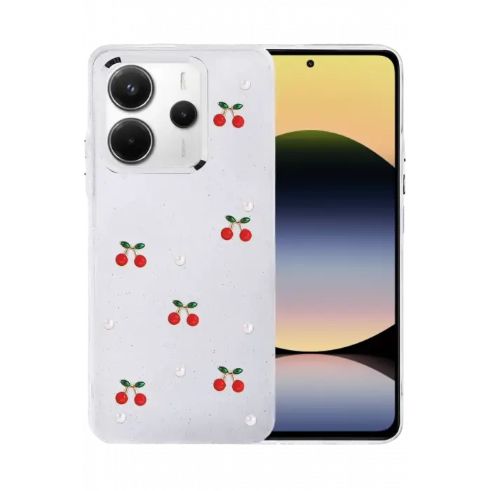 Newface Xiaomi Redmi Note 14 4G Fiyonk Desenli Kapak - Desen 9