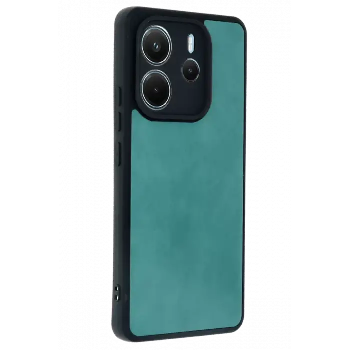 Newface Xiaomi Redmi Note 14 4G Kılıf Aras Deri Kapak - Açık Yeşil