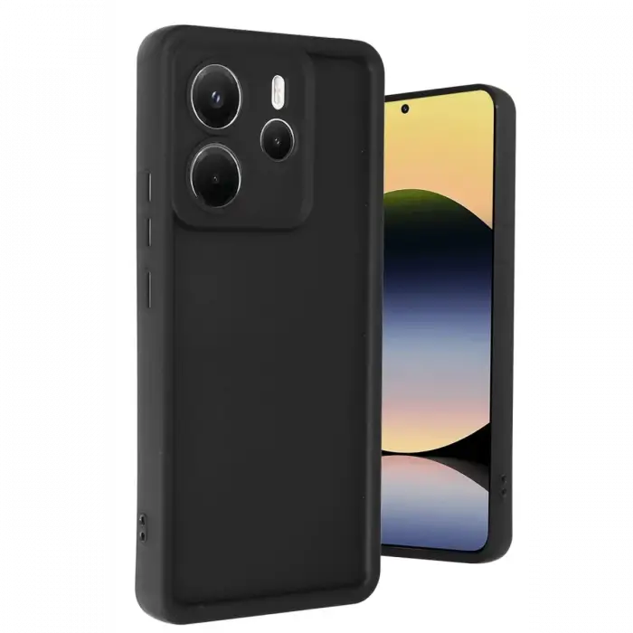 Newface Xiaomi Redmi Note 14 4G Kılıf Viera Silikon - Siyah