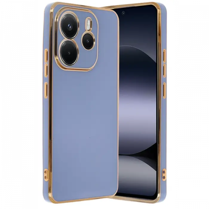 Newface Xiaomi Redmi Note 14 4G Kılıf Volet Silikon - Mavi