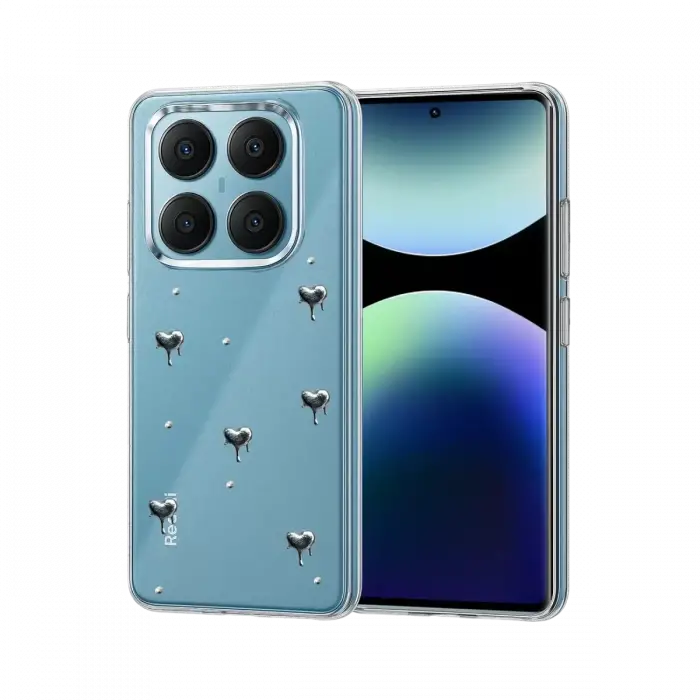 Newface Xiaomi Redmi Note 14 Pro 4G Fiyonk Desenli Kapak - Desen 1