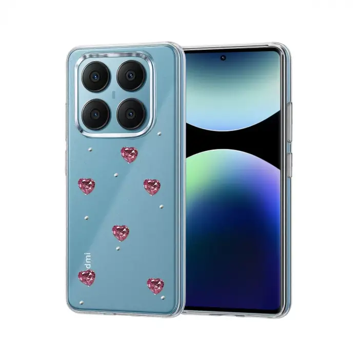 Newface Xiaomi Redmi Note 14 Pro 4G Fiyonk Desenli Kapak - Desen 3