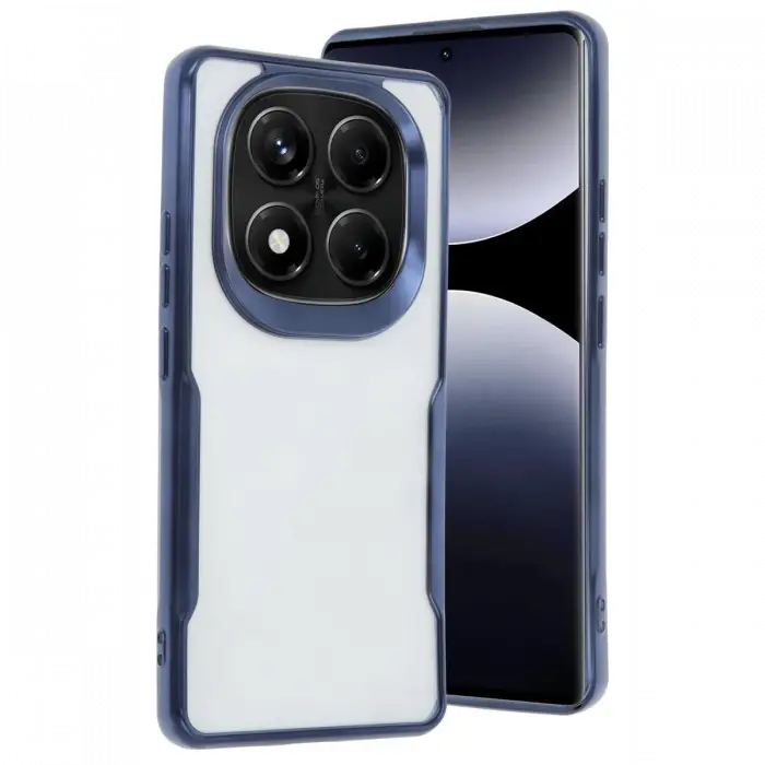 Newface Xiaomi Redmi Note 14 Pro 4G Kılıf Boyi Silikon Kapak - Lacivert