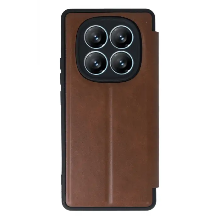 Newface Xiaomi Redmi Note 14 Pro 4G Kılıf Flip Cover - Taba