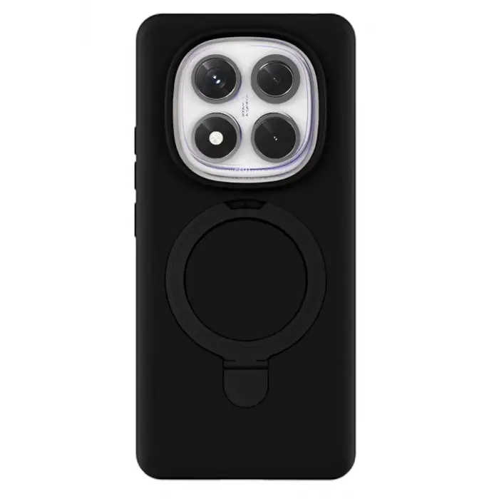 Newface Xiaomi Redmi Note 14 Pro 4G Regal Magsafe Standlı Kapak - Siyah
