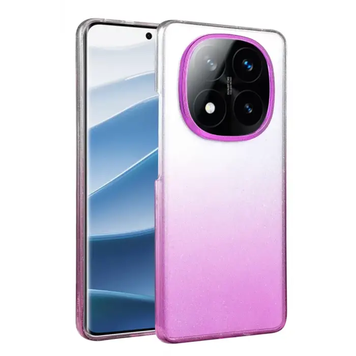 Newface Xiaomi Redmi Note 14 Pro 5G Glossy Kapak - Mor