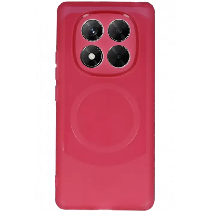 Newface Xiaomi Redmi Note 14 Pro 5G Kılıf Maya Karbon Kapak - Bordo