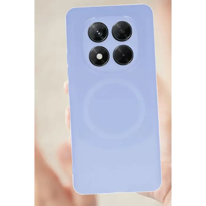 Newface Xiaomi Redmi Note 14 Pro 5G Kılıf Maya Karbon Kapak - Lila