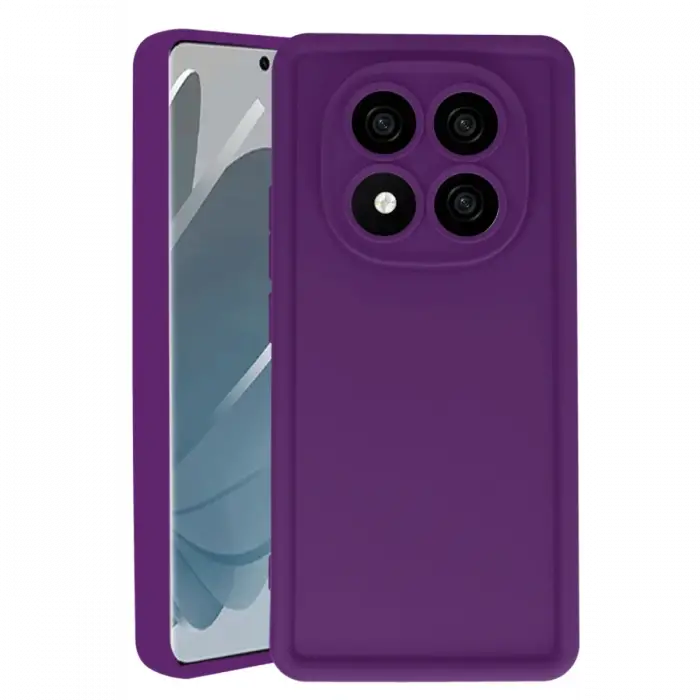 Newface Xiaomi Redmi Note 14 Pro 5G Kılıf Viera Silikon - Mürdüm