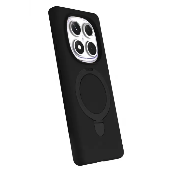 Newface Xiaomi Redmi Note 14 Pro 5G Regal Magsafe Standlı Kapak - Siyah