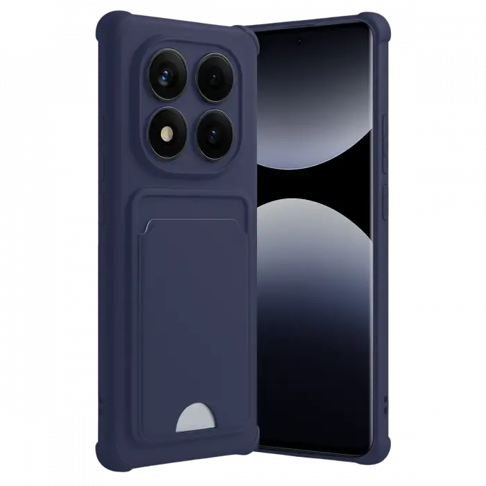 Newface Xiaomi Redmi Note 14 Pro Plus Kelvin Kartvizitli Silikon - Lacivert