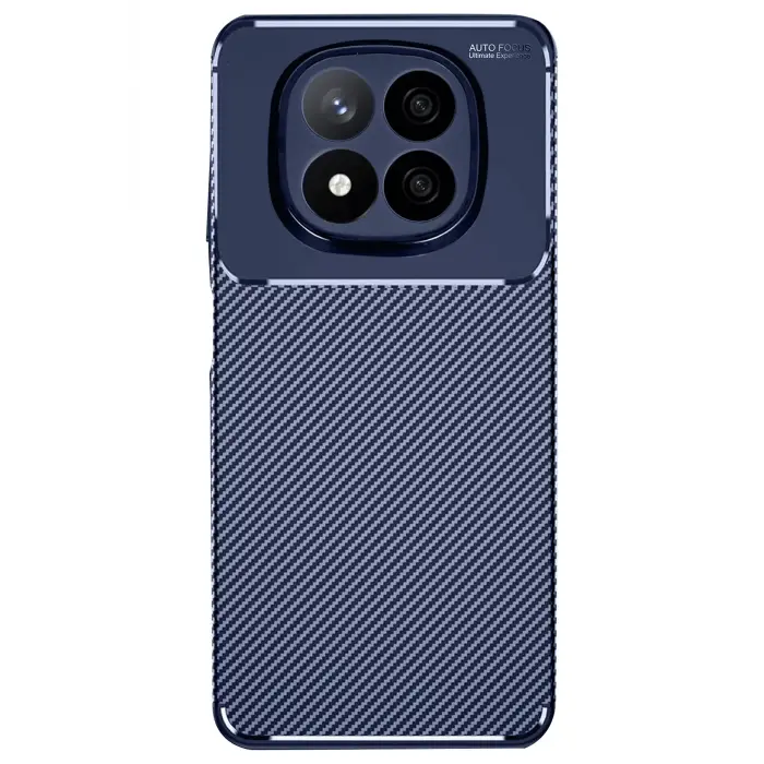 Newface Xiaomi Redmi Note 14 Pro Plus Kılıf Auto Focus Karbon Kapak - Lacivert