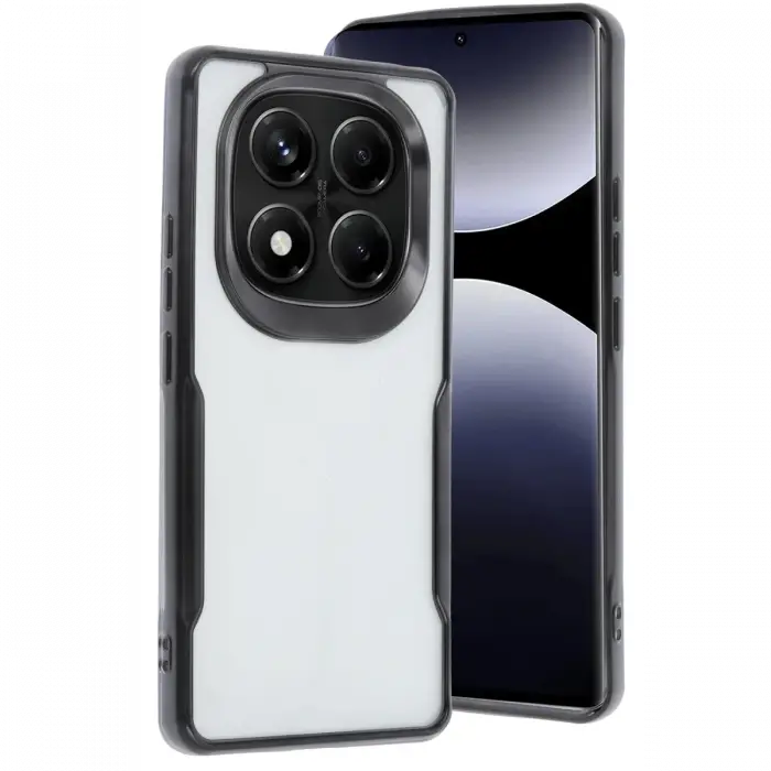 Newface Xiaomi Redmi Note 14 Pro Plus Kılıf Boyi Silikon Kapak - Siyah