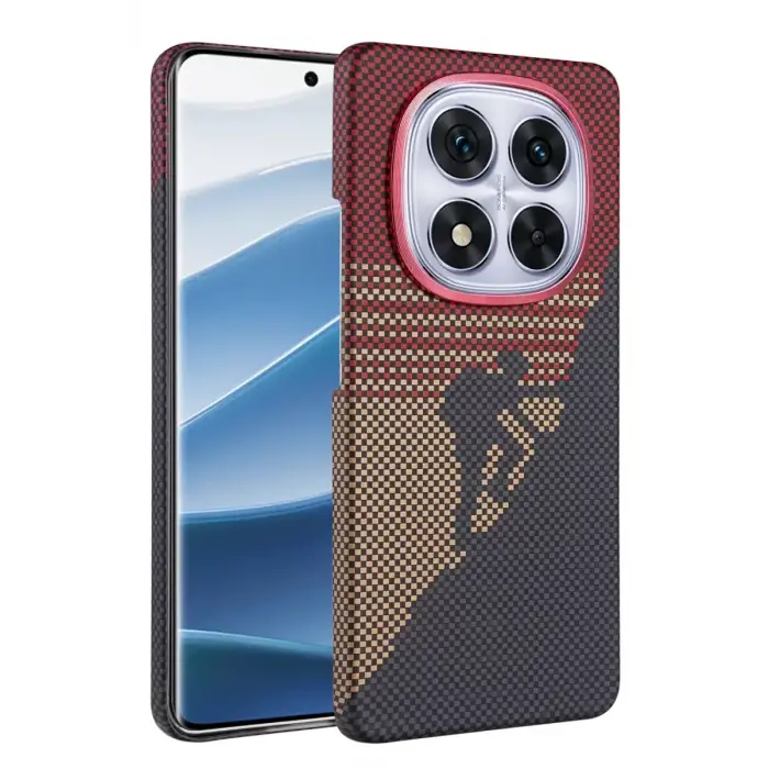 Newface Xiaomi Redmi Note 14 Pro Plus Vega Magsafe Kapak - Kırmızı