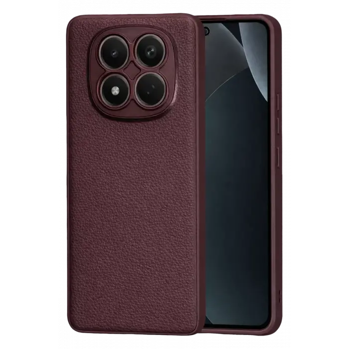 Newface Xiaomi Redmi Note 15 4G Thermax Silikon Kılıf - Bordo