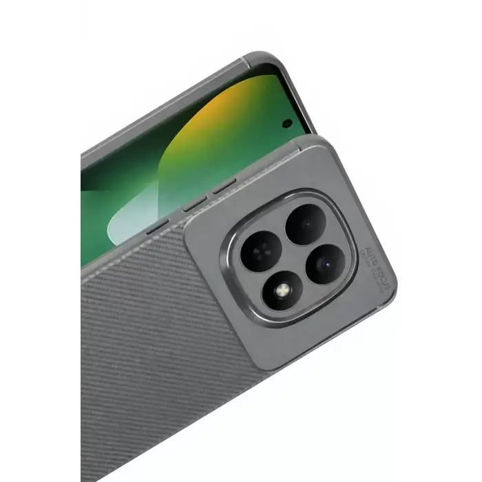 Newface Xiaomi Redmi Note 15 Pro 4G Auto Focus Karbon Kapak - Gri