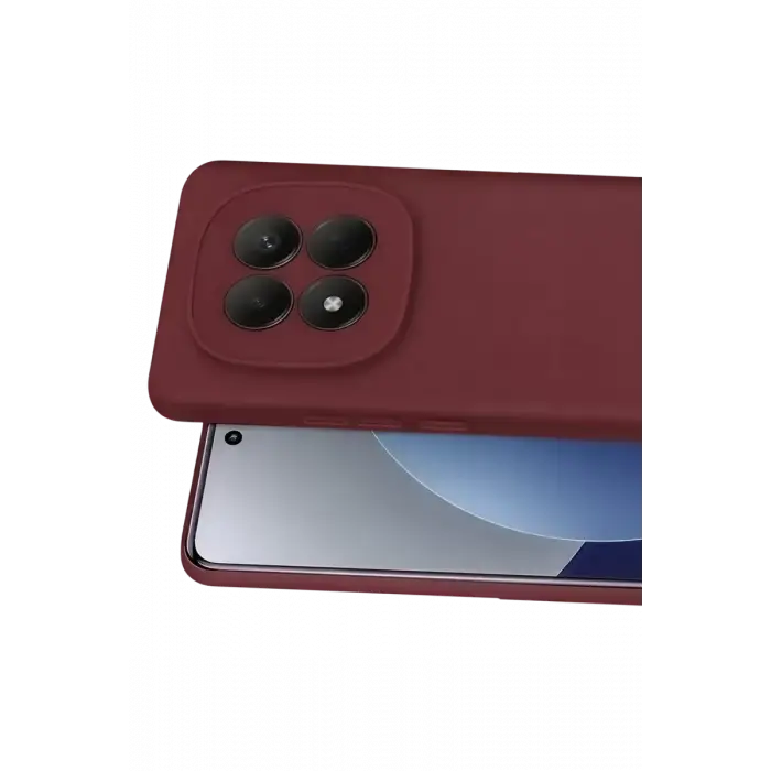 Newface Xiaomi Redmi Note 15 Pro 4G First Silikon - Bordo