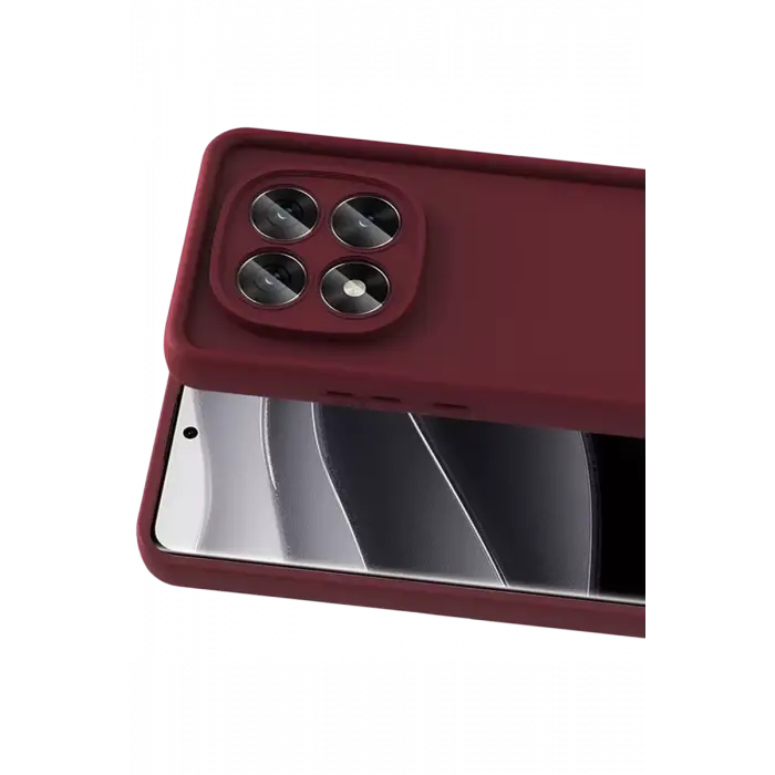 Newface Xiaomi Redmi Note 15 Pro 4G Viera Silikon - Bordo