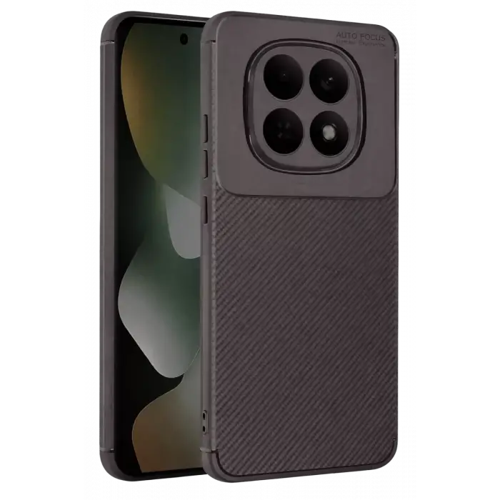Newface Xiaomi Redmi Note 15 Pro 5G Auto Focus Karbon Kapak - Gri
