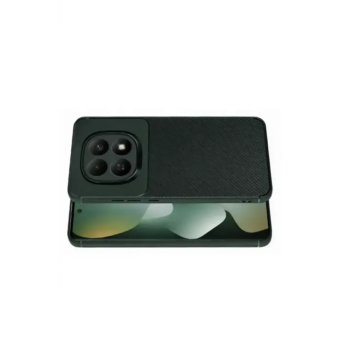 Newface Xiaomi Redmi Note 15 Pro 5G Auto Focus Karbon Kapak - Koyu Yeşil