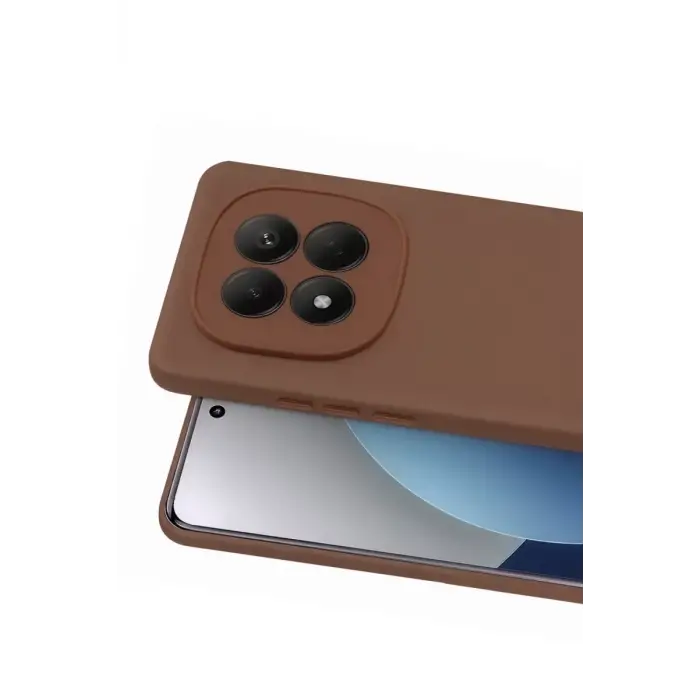 Newface Xiaomi Redmi Note 15 Pro 5G First Silikon - Kahverengi