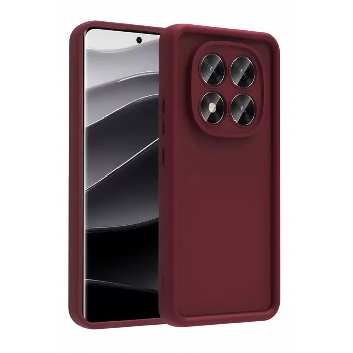 Newface Xiaomi Redmi Note 15 Pro 5G Viera Silikon - Bordo