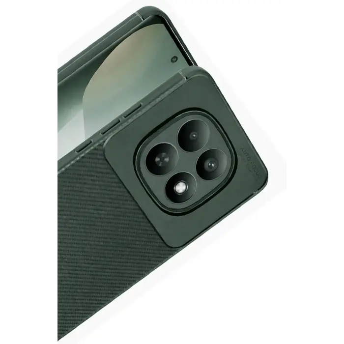 Newface Xiaomi Redmi Note 15 Pro Plus 5G Auto Focus Karbon Kapak - Koyu Yeşil