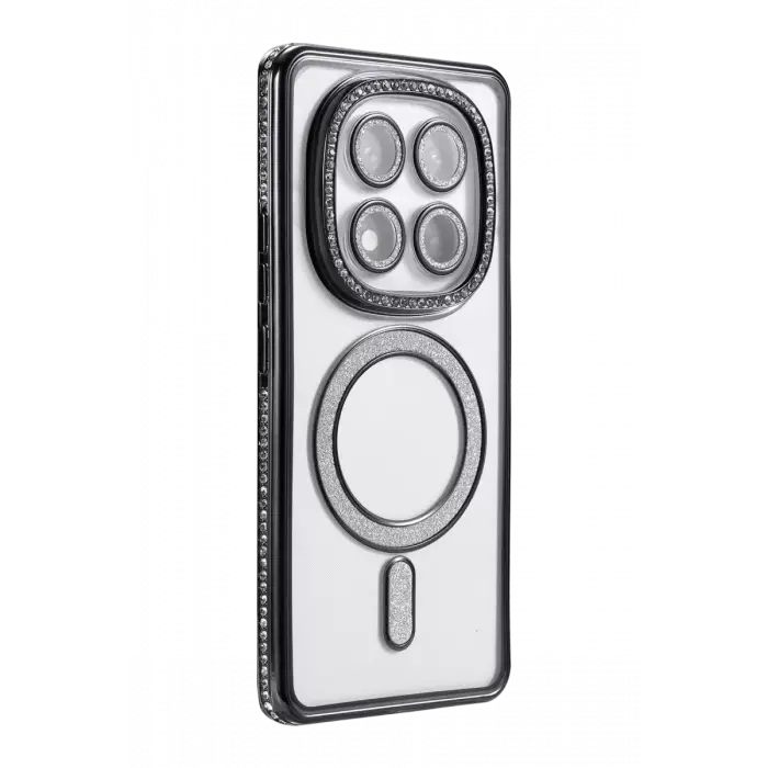 Newface Xiaomi Redmi Note 15 Pro Plus 5G Joke Simli Magneticsafe Kılıf - Siyah