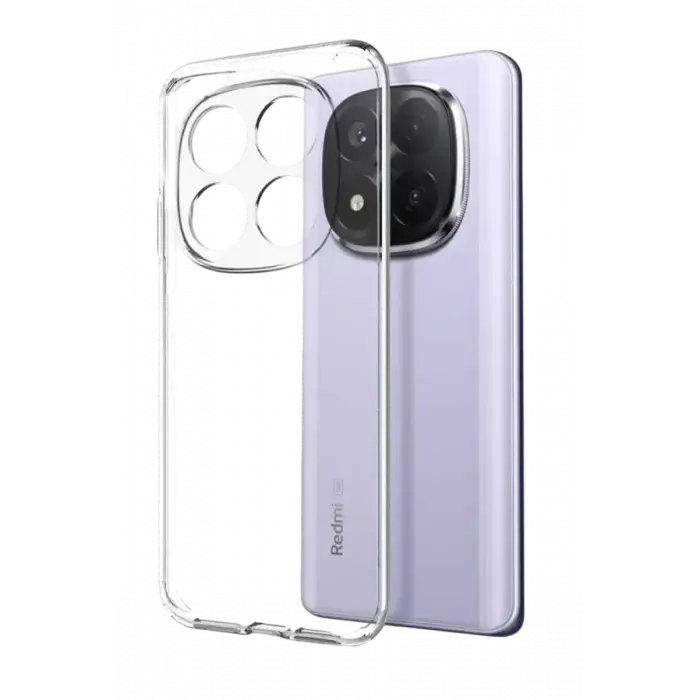Newface Xiaomi Redmi Note 15 Pro Plus 5G Lüx Şeffaf Silikon - Şeffaf