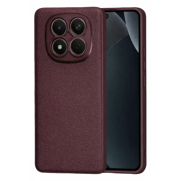 Newface Xiaomi Redmi Note 15 Pro Plus 5G Thermax Silikon Kılıf - Bordo