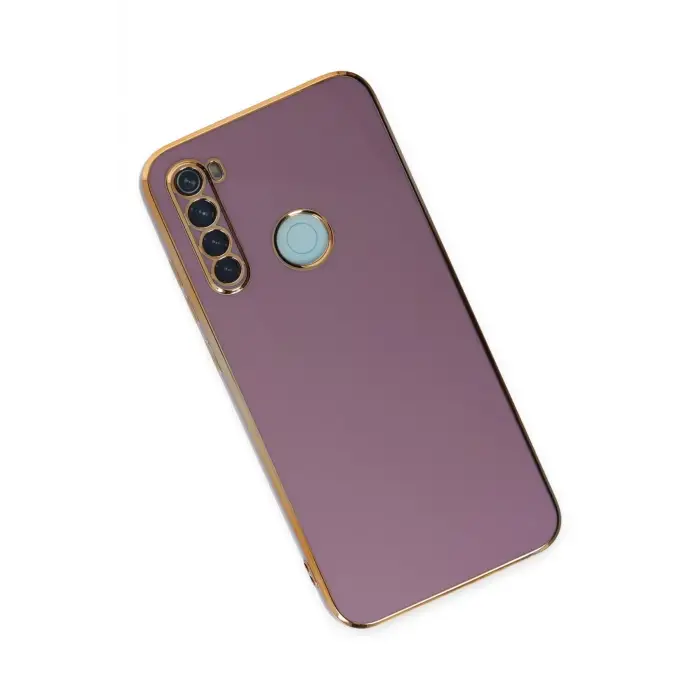 Newface Xiaomi Redmi Note 8 Kılıf Volet Silikon - Mor