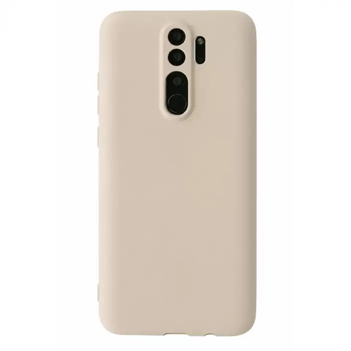 Newface Xiaomi Redmi Note 8 Pro Kılıf First Silikon - Krem