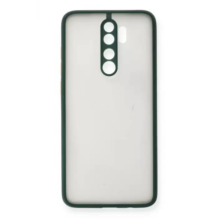 Newface Xiaomi Redmi Note 8 Pro Kılıf Montreal Silikon Kapak - Yeşil