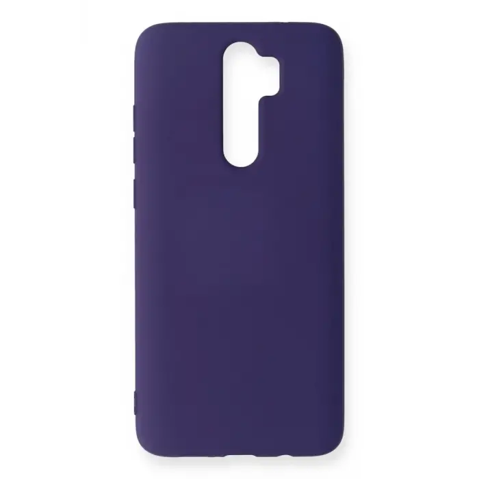 Newface Xiaomi Redmi Note 8 Pro Kılıf Nano içi Kadife Silikon - Mor