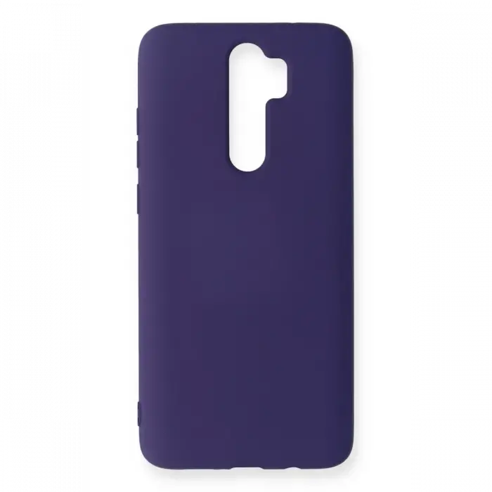 Newface Xiaomi Redmi Note 8 Pro Kılıf Nano içi Kadife Silikon - Mor