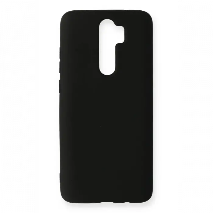 Newface Xiaomi Redmi Note 8 Pro Kılıf Nano içi Kadife Silikon - Siyah