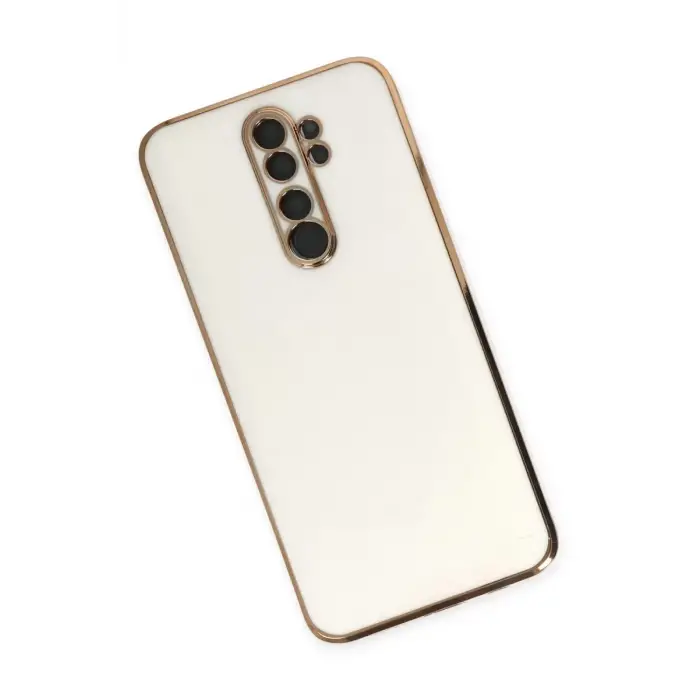 Newface Xiaomi Redmi Note 8 Pro Kılıf Volet Silikon - Beyaz