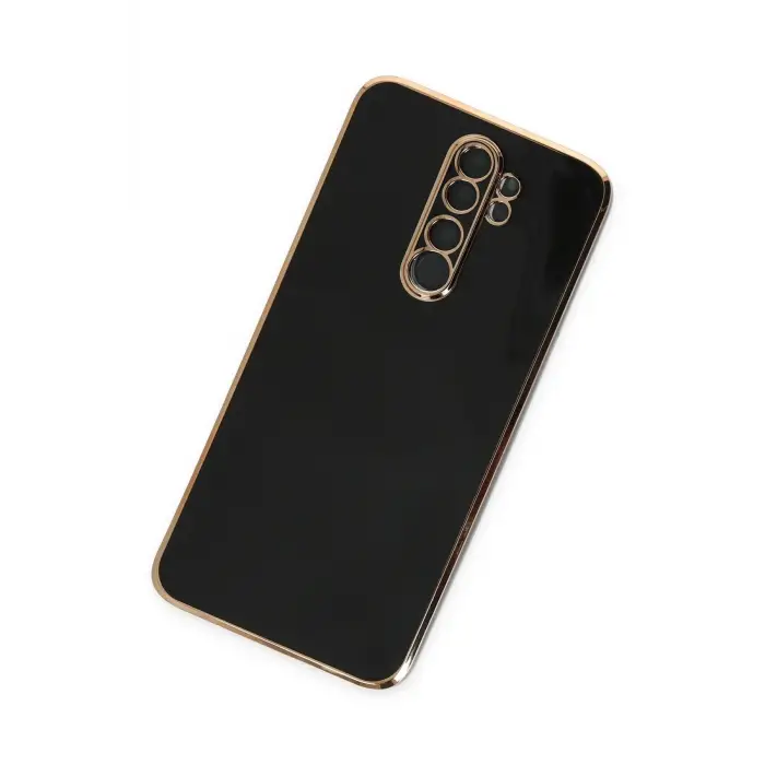 Newface Xiaomi Redmi Note 8 Pro Kılıf Volet Silikon - Siyah