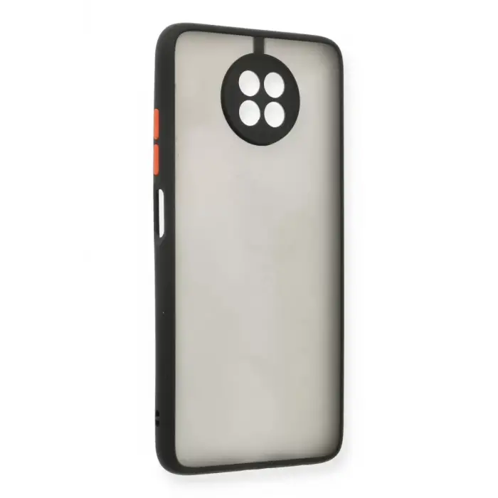 Newface Xiaomi Redmi Note 9 5G Kılıf Montreal Silikon Kapak - Siyah